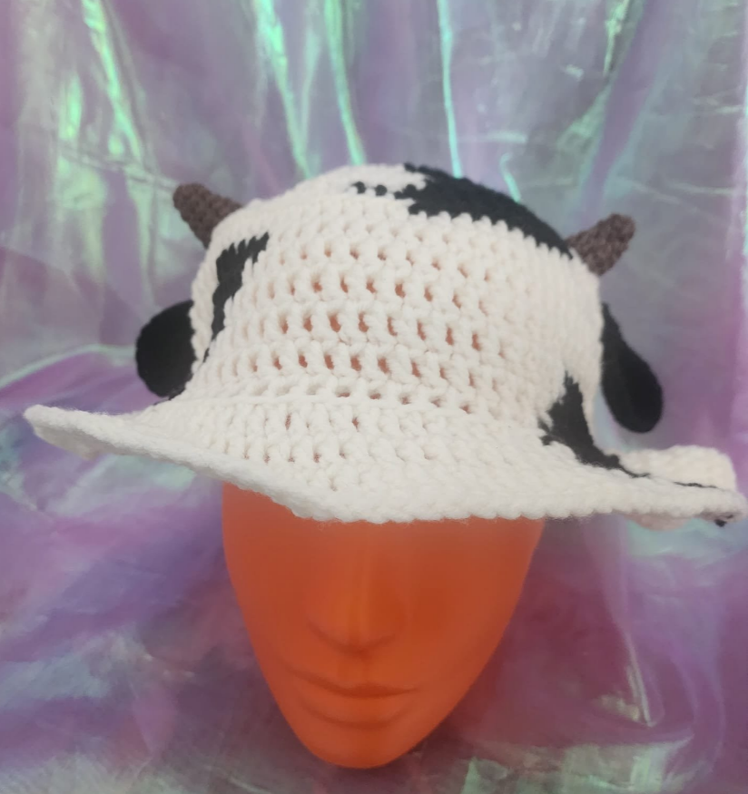 Pattern: Bisen and Cow Bucket Hat ( Digital Download )