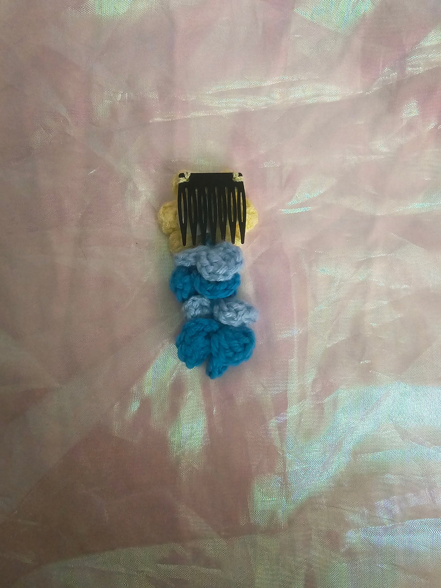 Charming Crochet Flower Hair Clip: A Sweet Touch for Your Look🏵