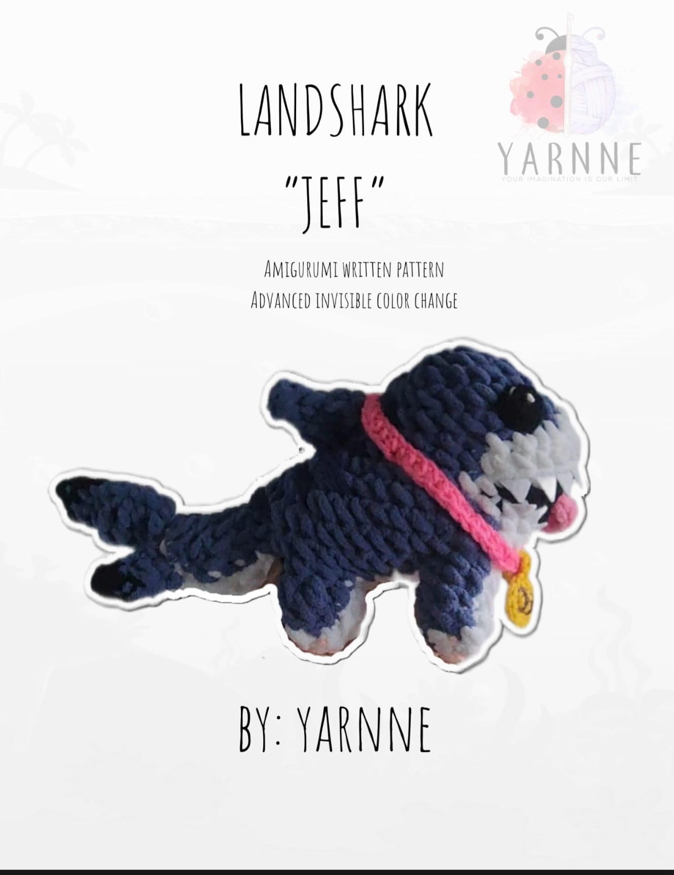 Pattern: Landshark "JEFF" (Digital download)