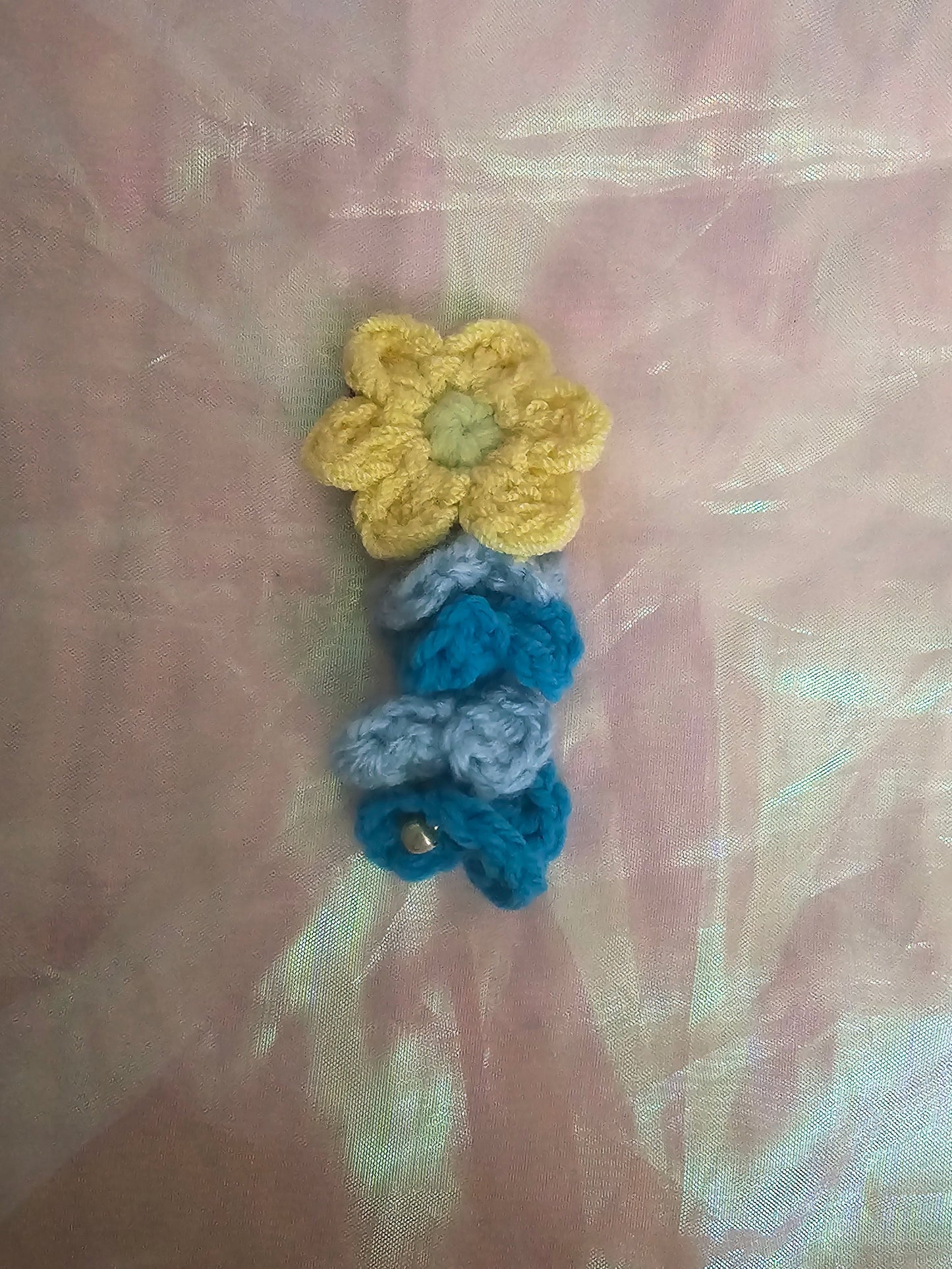 Charming Crochet Flower Hair Clip: A Sweet Touch for Your Look🏵