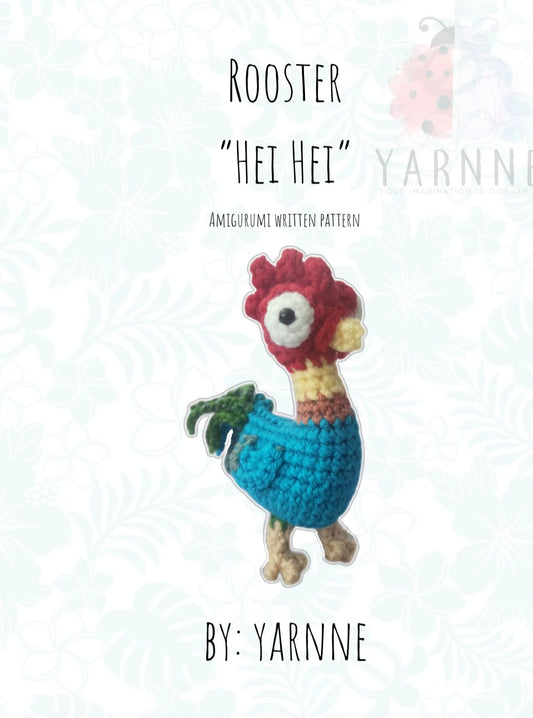 Pattern: Rooster Amigurumi ( Digital Download )