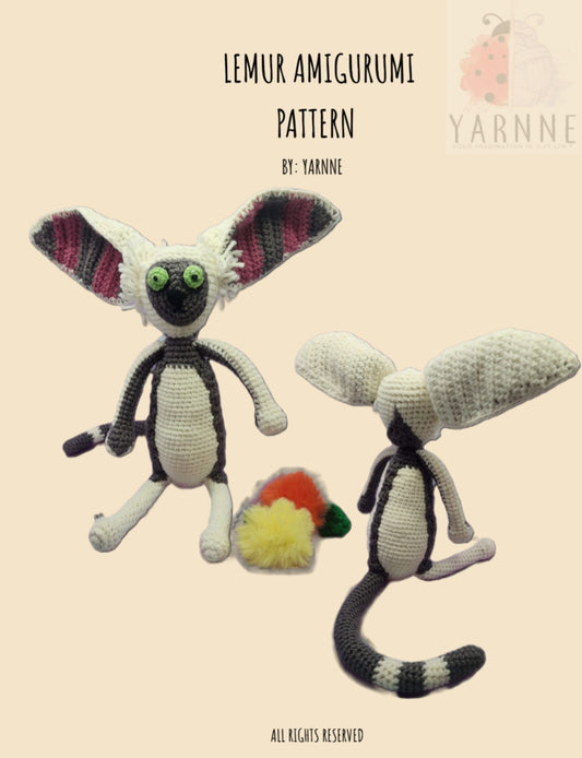 Pattern: Lemur ( Digital Download )