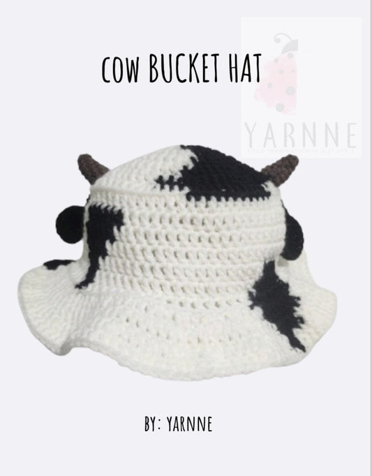 Pattern: Bisen and Cow Bucket Hat ( Digital Download )