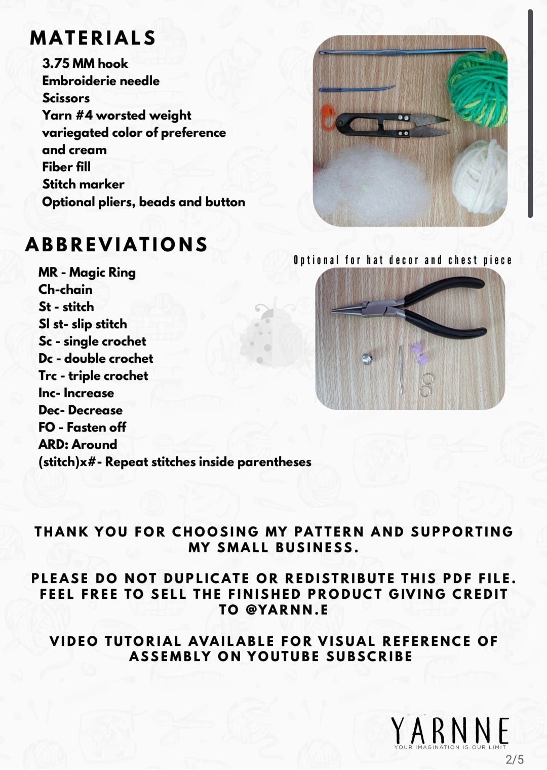 Pattern: Jester (Digital Download)
