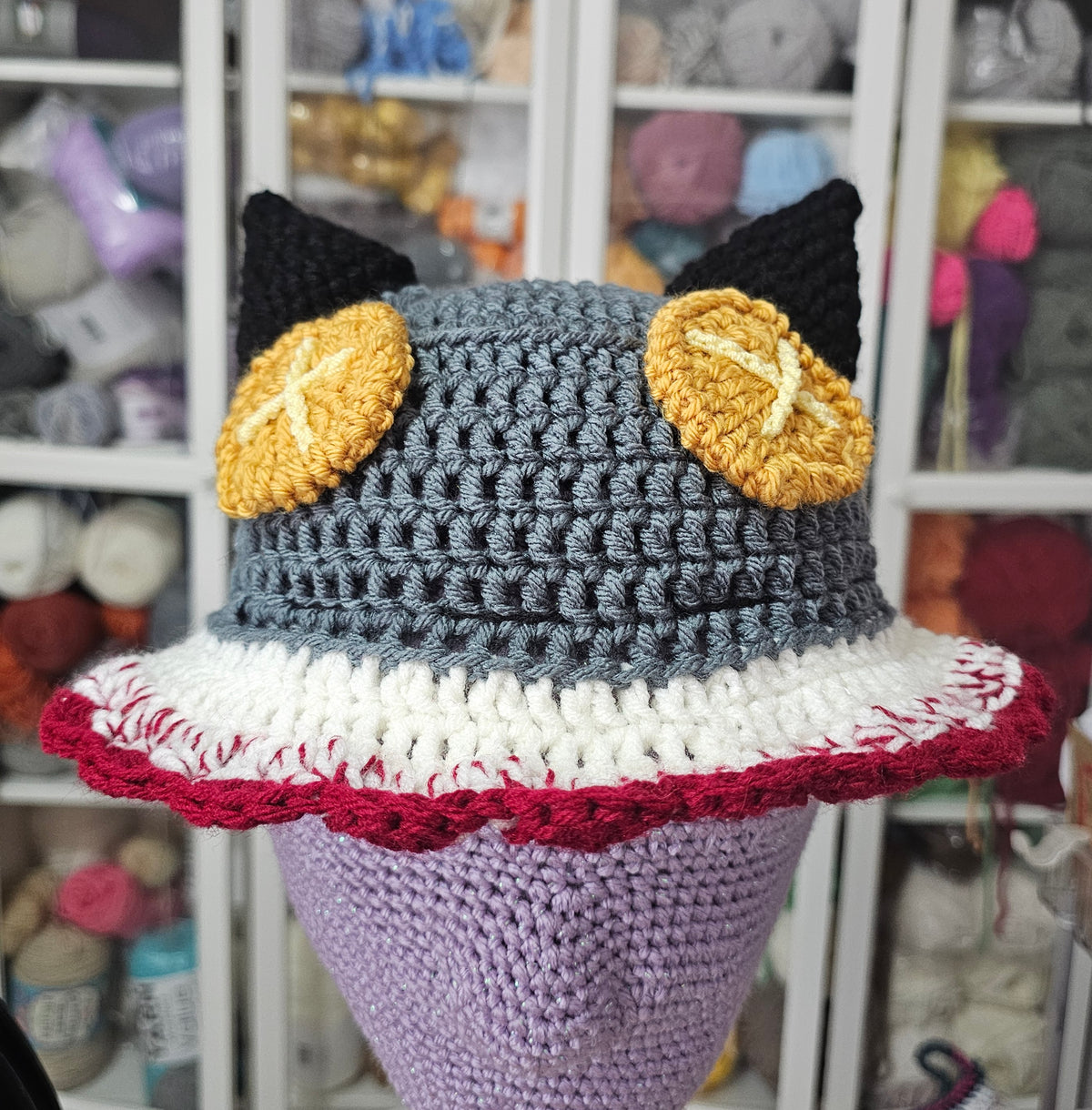 Kaiju inspired bucket hat